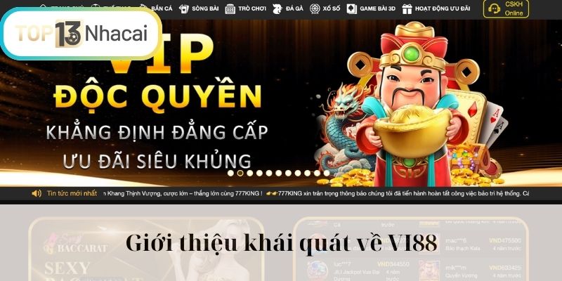 Giới thiệu khái quát về VI88