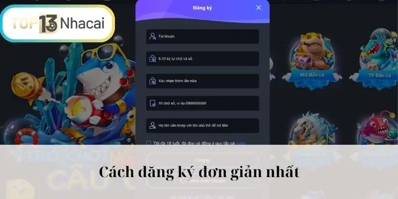 Cách đăng ký đơn giản nhất