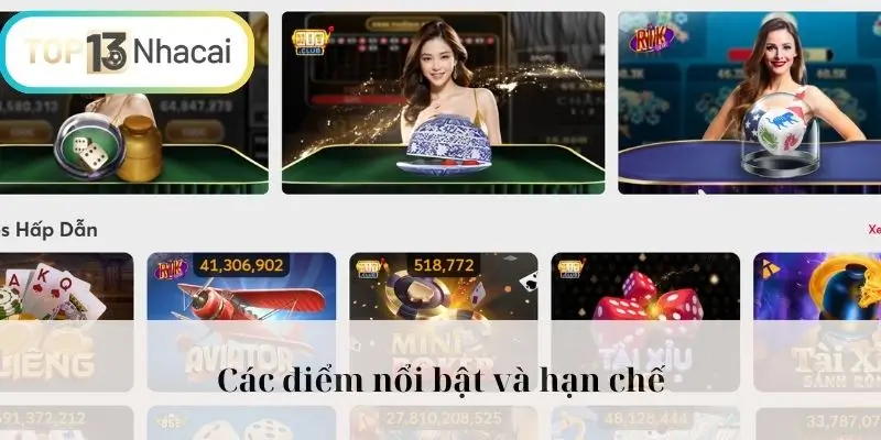 Các điểm nổi bật và hạn chế