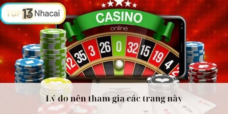 Lý do nên tham gia các trang này